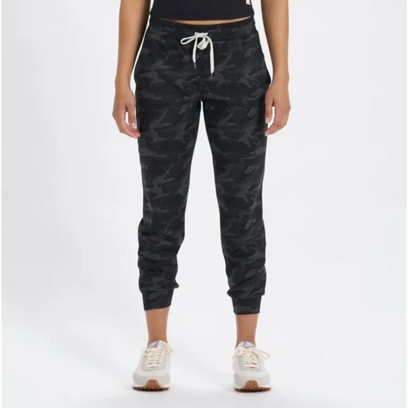 Vuori Womens Performance Jogger Drawstring DreamKnit Stretch Black Camo Size M - Picture 1 of 5